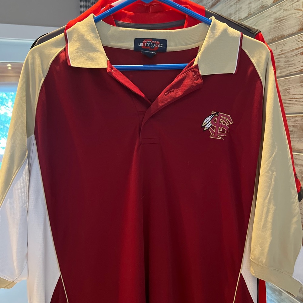FSU Florida State Seminoles performance polo size large